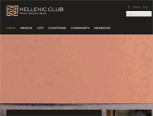 Tablet Screenshot of hellenicclub.com.au